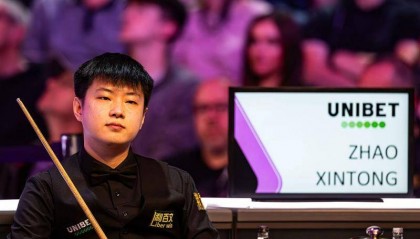 斯诺克｜惊险刺激险爆冷 赵心童绝杀业余球员休吉尔