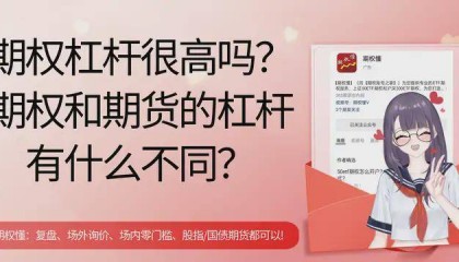 期权杠杆很高吗？期权和期货的杠杆有什么不同？