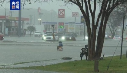 美加多地遭遇冰风暴 超90万用户停电
