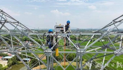 全省首台“驻塔式”无人机机场投用 高压线巡检效率比人工提升16倍