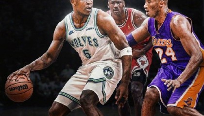 爱德华兹今夏看了大量科比乔丹录像 学习背身后仰