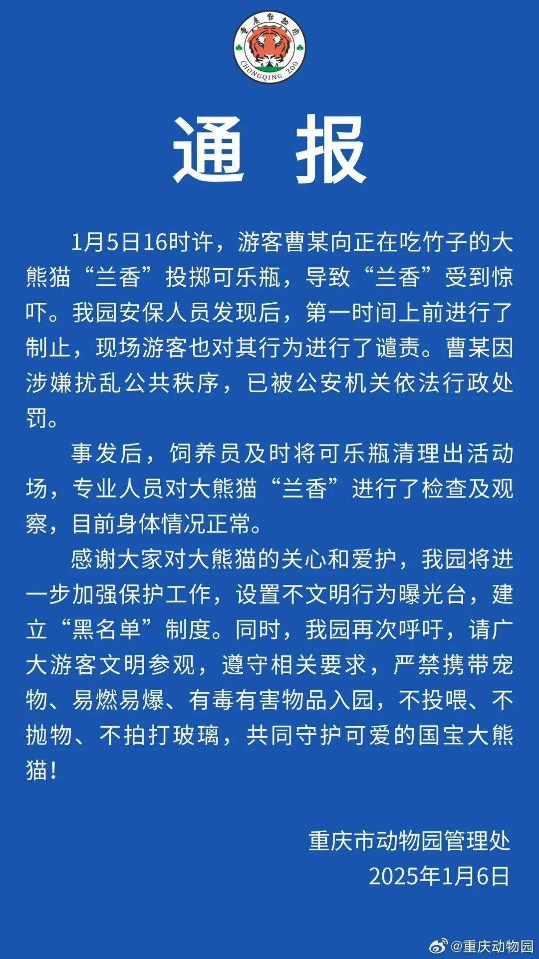女子在动物园制止不文明行为反被群殴，动物园回应：打人者已赔偿